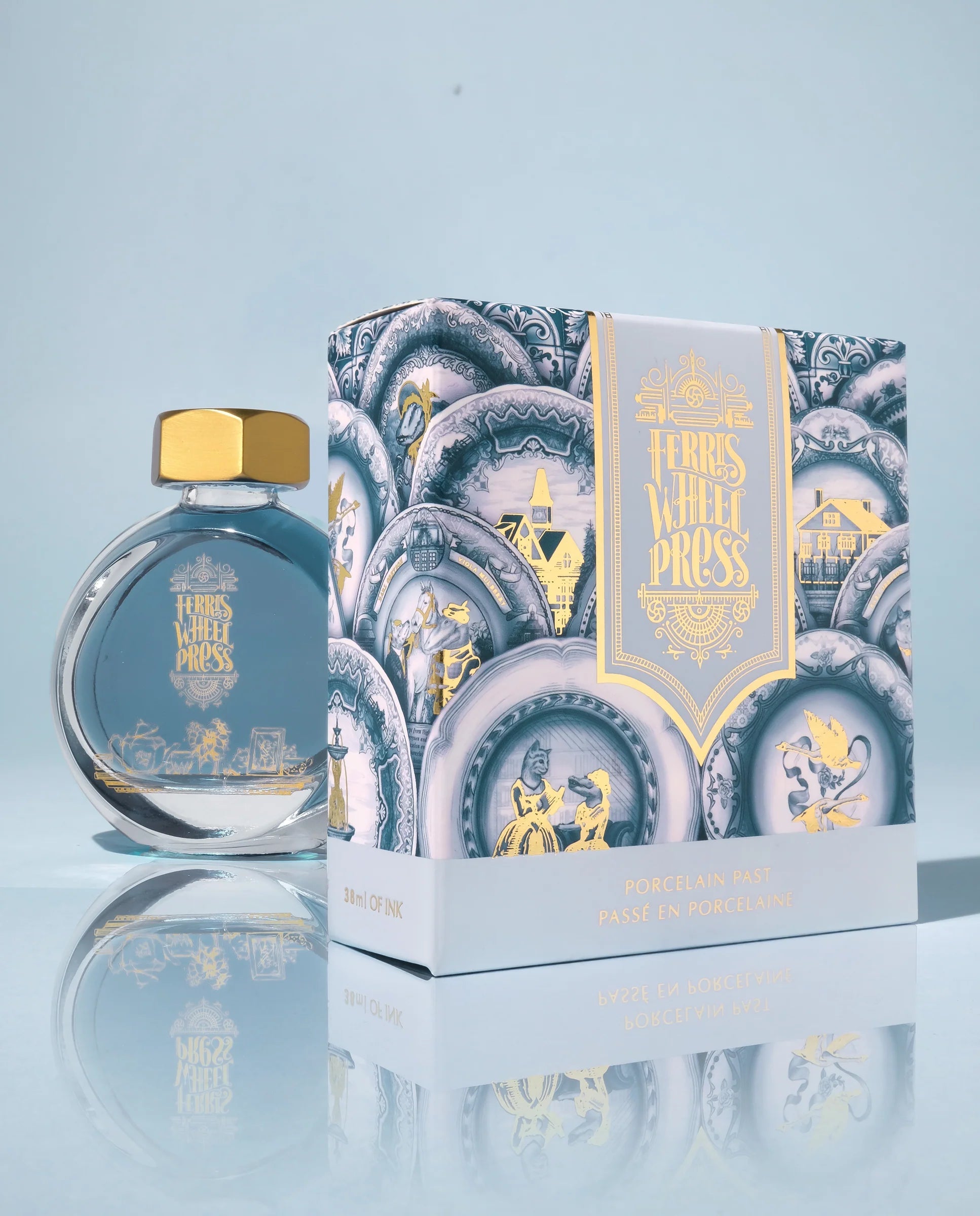 Flacon d'encre FERRIS WHEEL PRESS - Everyday Ink - Porcelain Past (38ml) - 818351006134