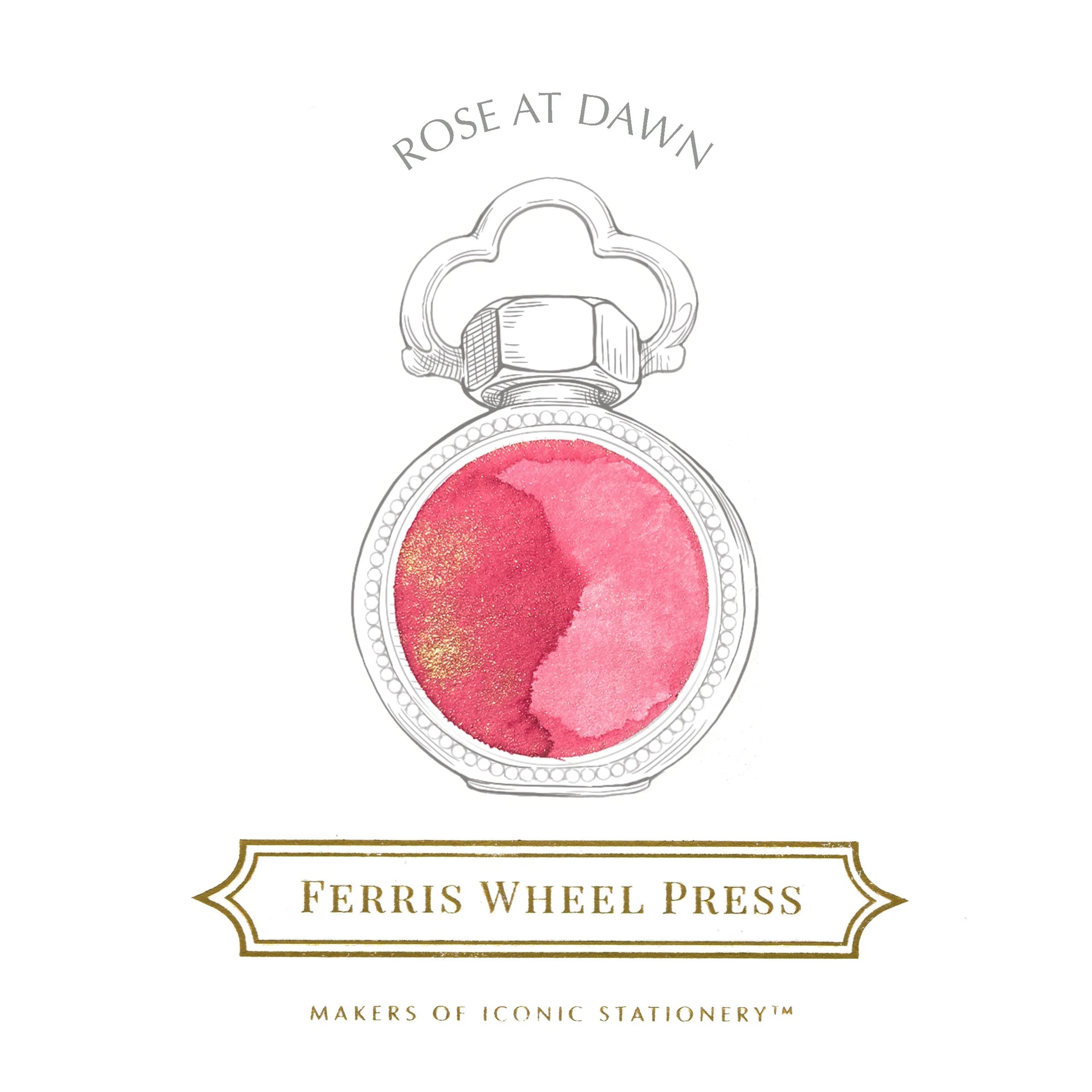 Flacon d'encre FERRIS WHEEL PRESS - Everyday Ink - Rose at Dawn (38ml) - 818351006141