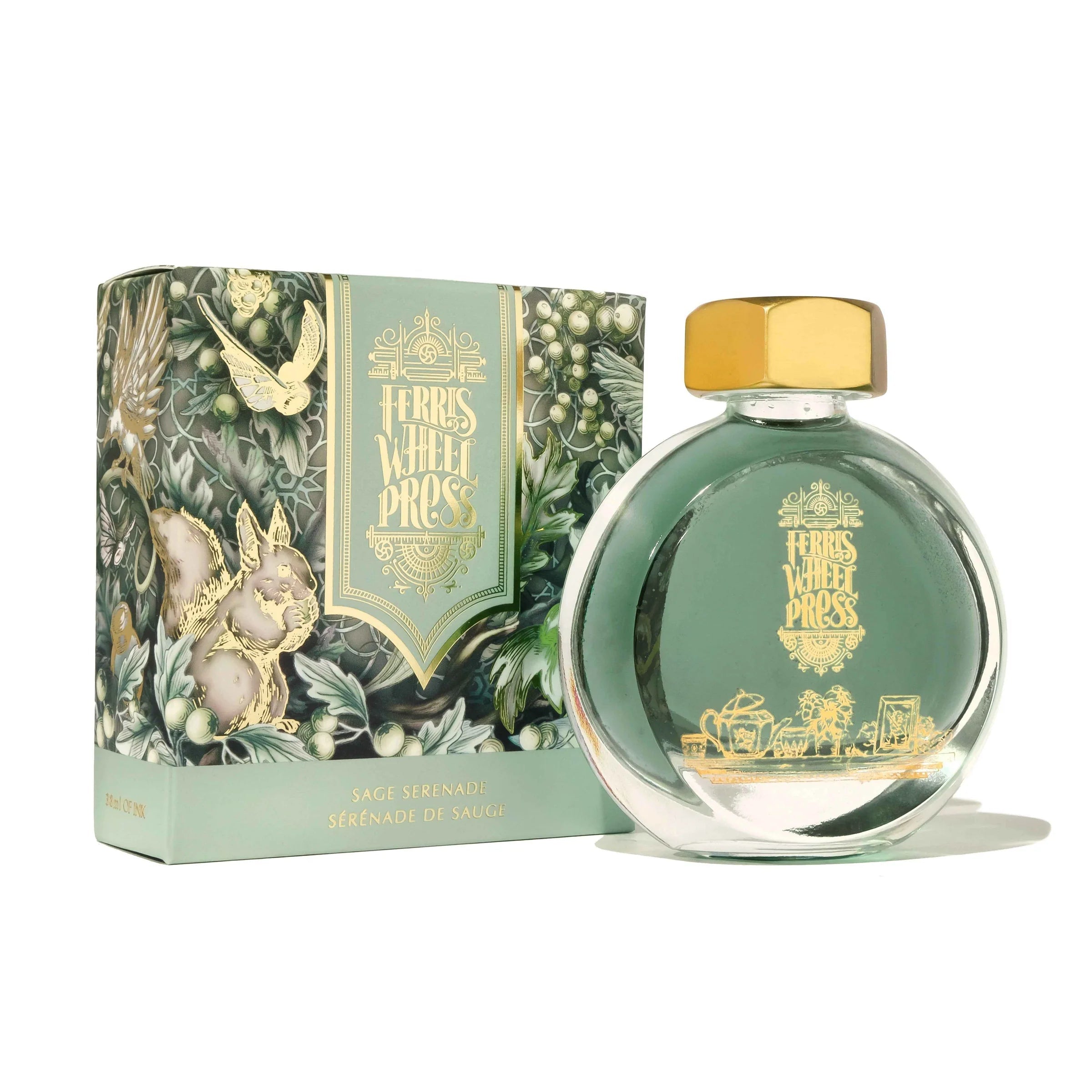 Flacon d'encre FERRIS WHEEL PRESS - Everyday Ink - Sage Serenade (38ml) - 818351006158