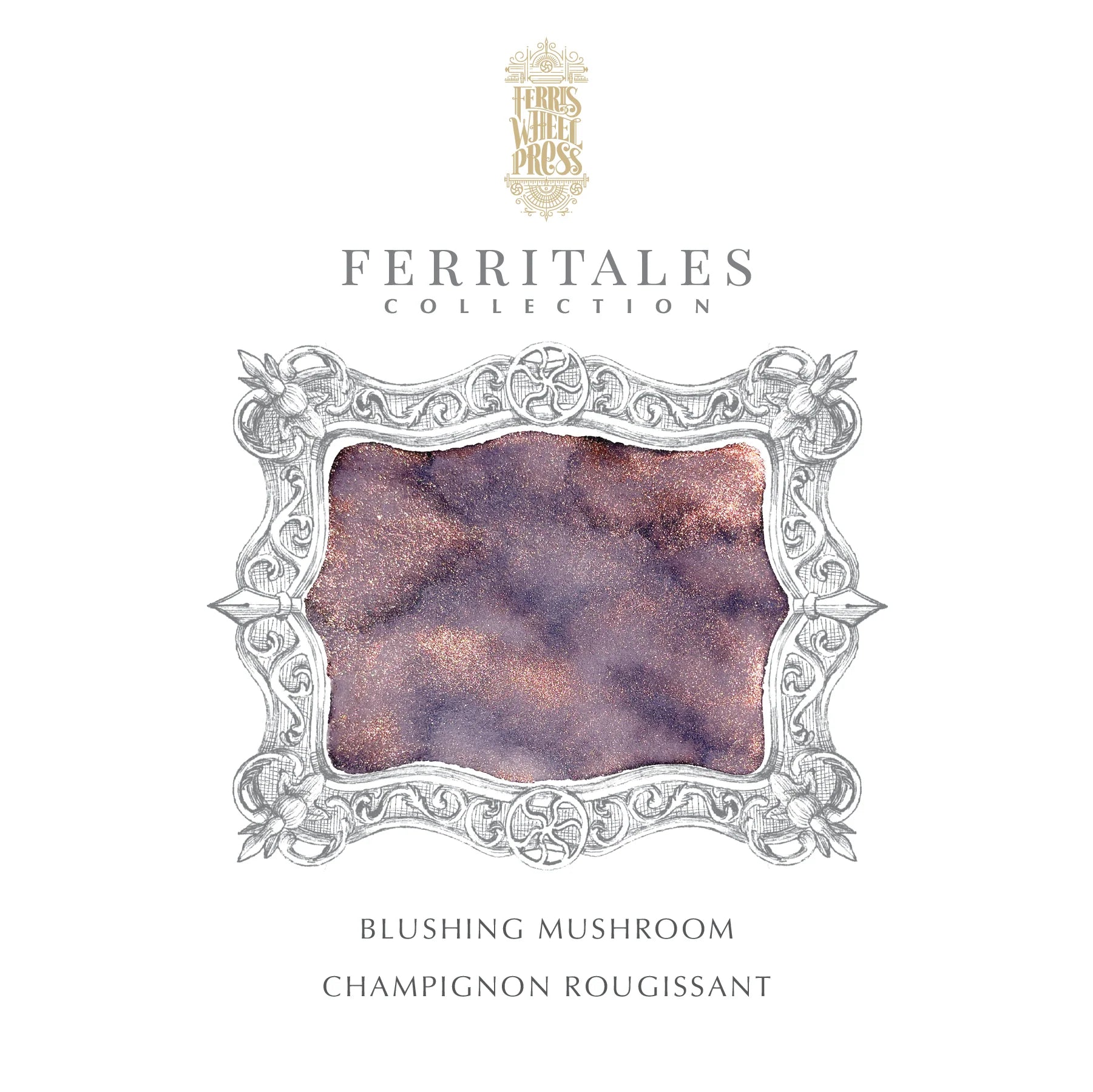 Flacon d'encre FERRIS WHEEL PRESS - FerriTales - Down the Rabbit Hole | Blushing Mushroom (20ml) - 