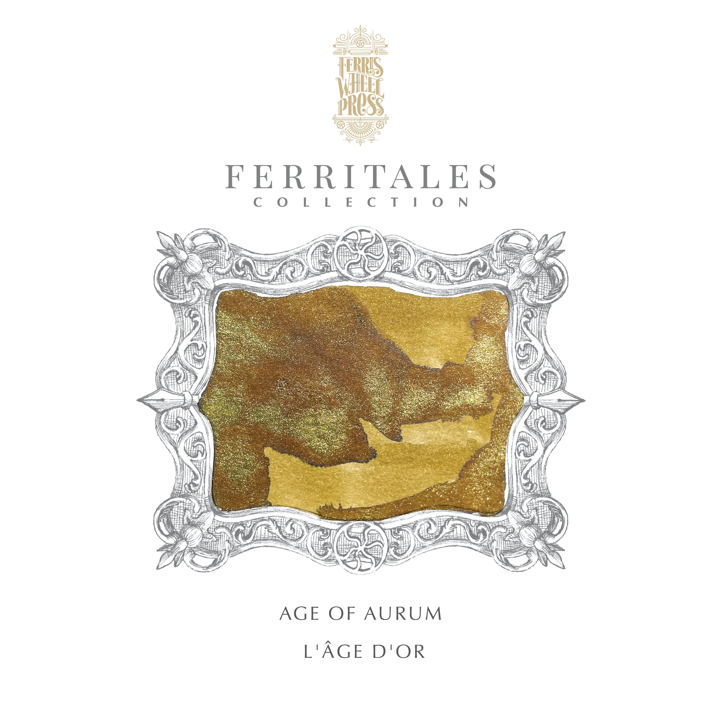 Flacon d'encre FERRIS WHEEL PRESS - FerriTales - King Midas | Age of Aurum (20ml) - 