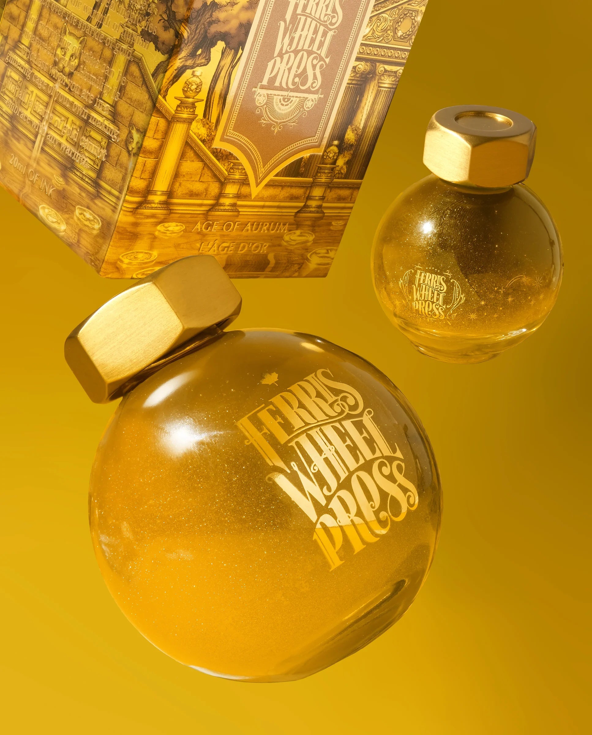 Flacon d'encre FERRIS WHEEL PRESS - FerriTales - King Midas | Age of Aurum (20ml) - 