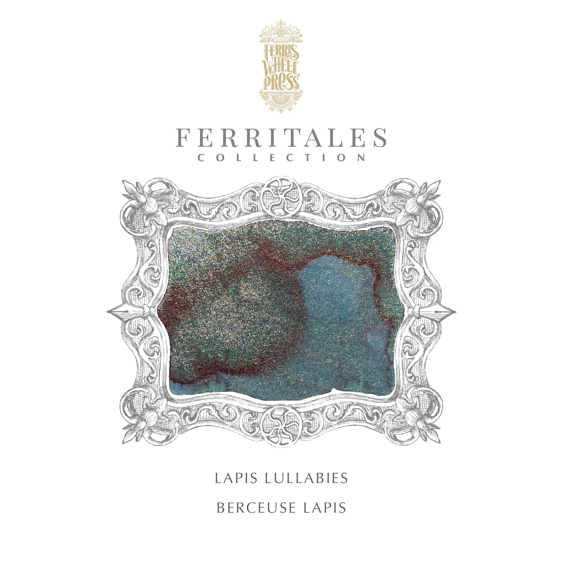 Flacon d'encre FERRIS WHEEL PRESS - FerriTales - Once Upon a Time | Lapis Lullabies (20ml) - 