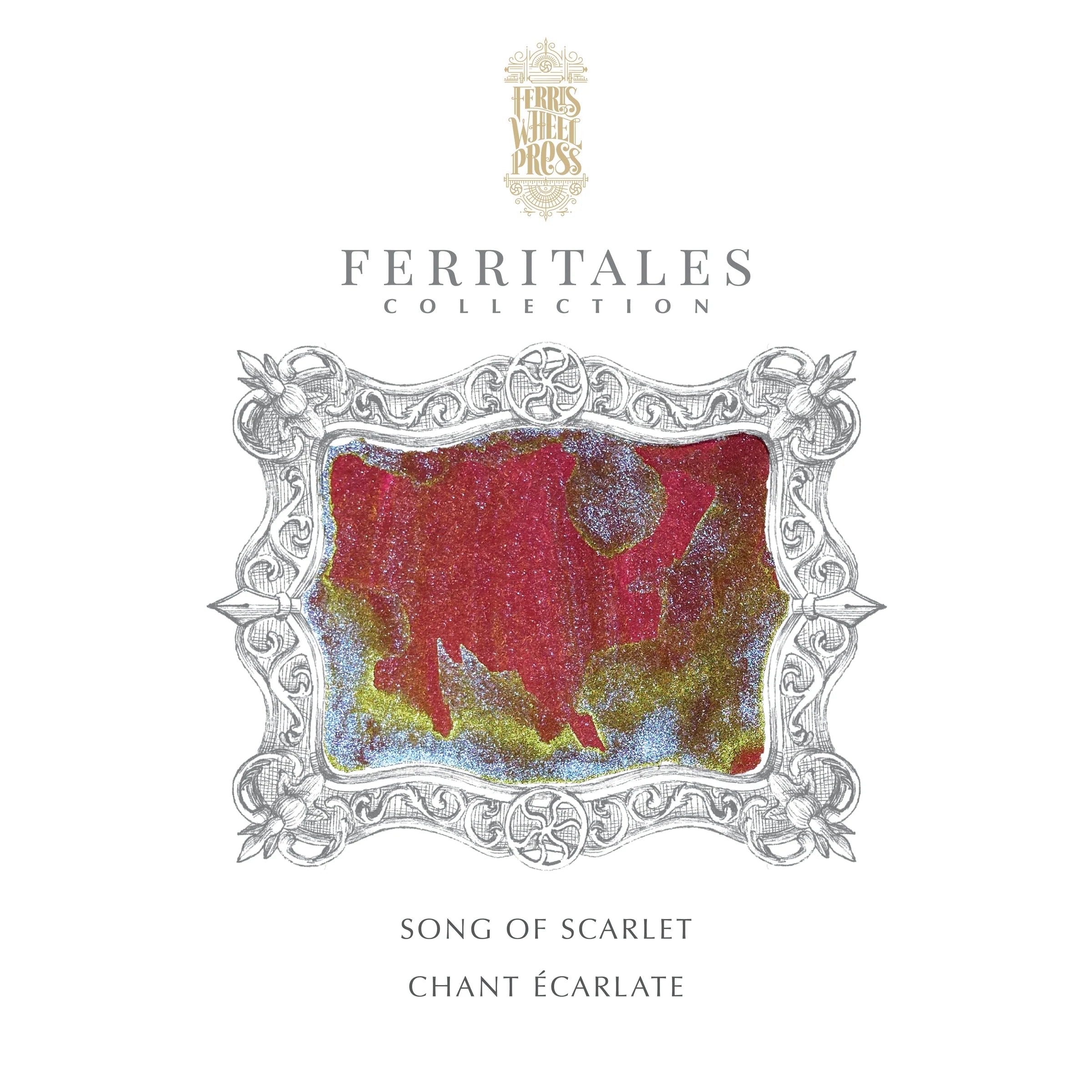 Flacon d'encre FERRIS WHEEL PRESS - FerriTales - Once Upon a Time | Song of Scarlet (20ml) - 818351002457