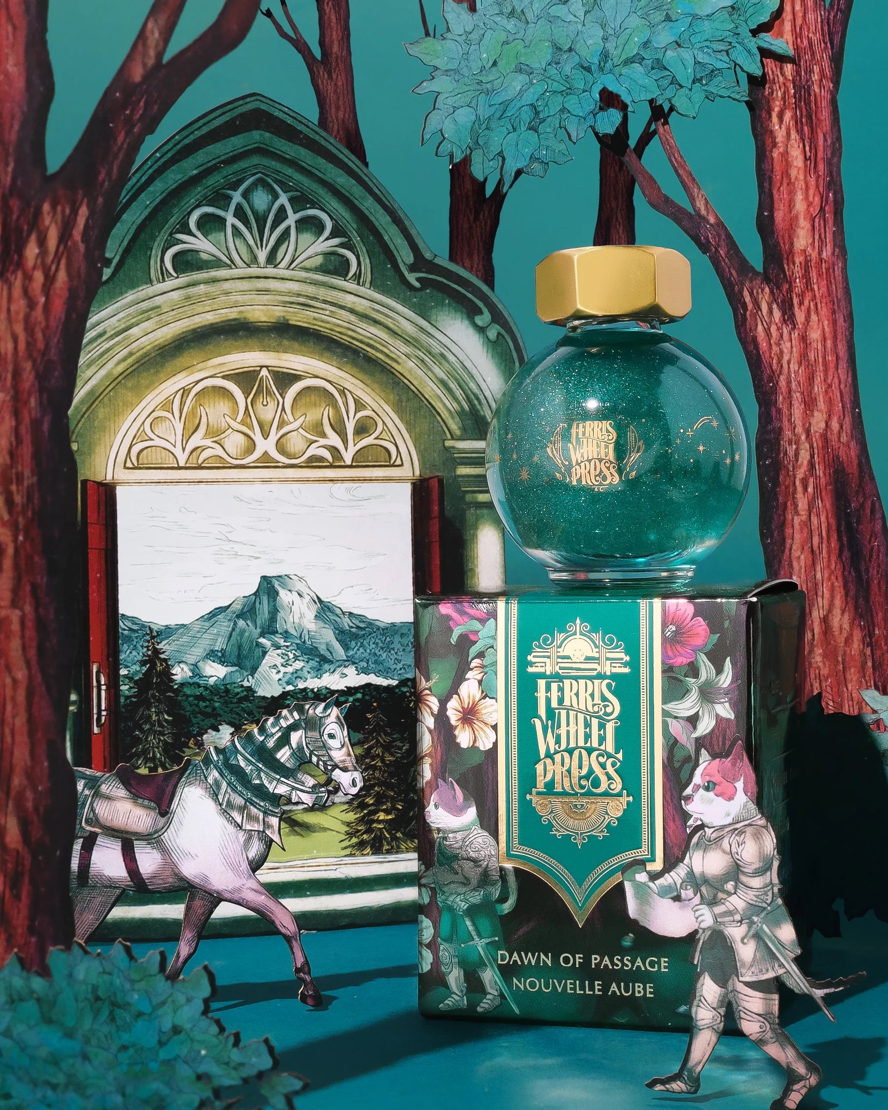 Flacon d'encre FERRIS WHEEL PRESS - FerriTales - The Book of Knights Series | Dawn Of Passage (20ml) - 