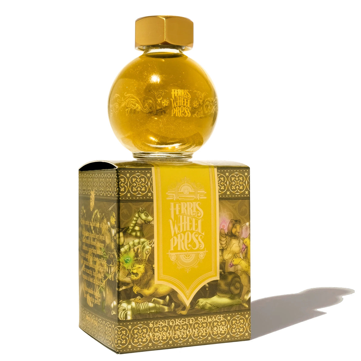 Flacon d'encre FERRIS WHEEL PRESS - FerriTales - The Book of Knights Series | Sunforged Solace (20ml) - 