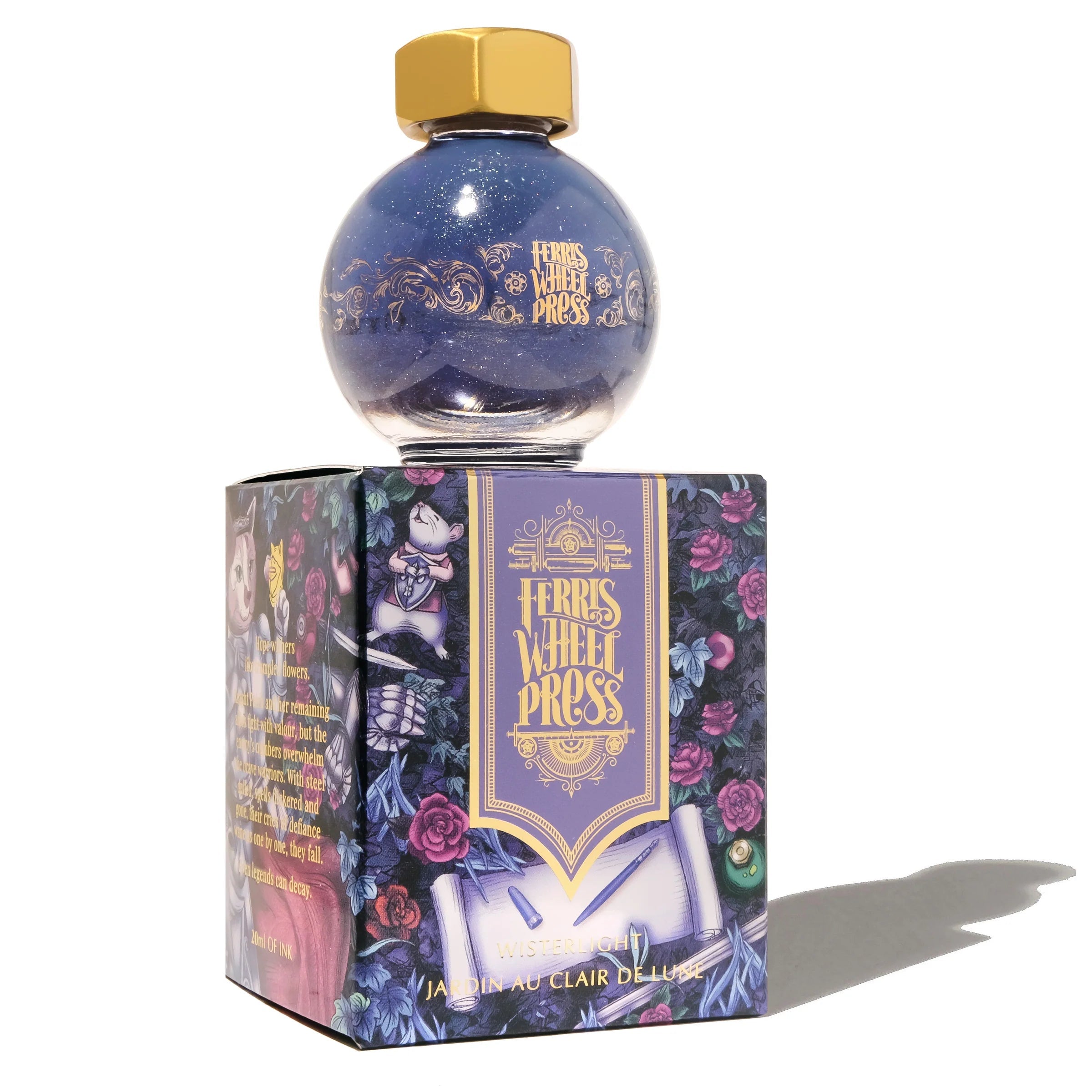 Flacon d'encre FERRIS WHEEL PRESS - FerriTales - The Book of Knights Series | Wisterlight (20ml) - 