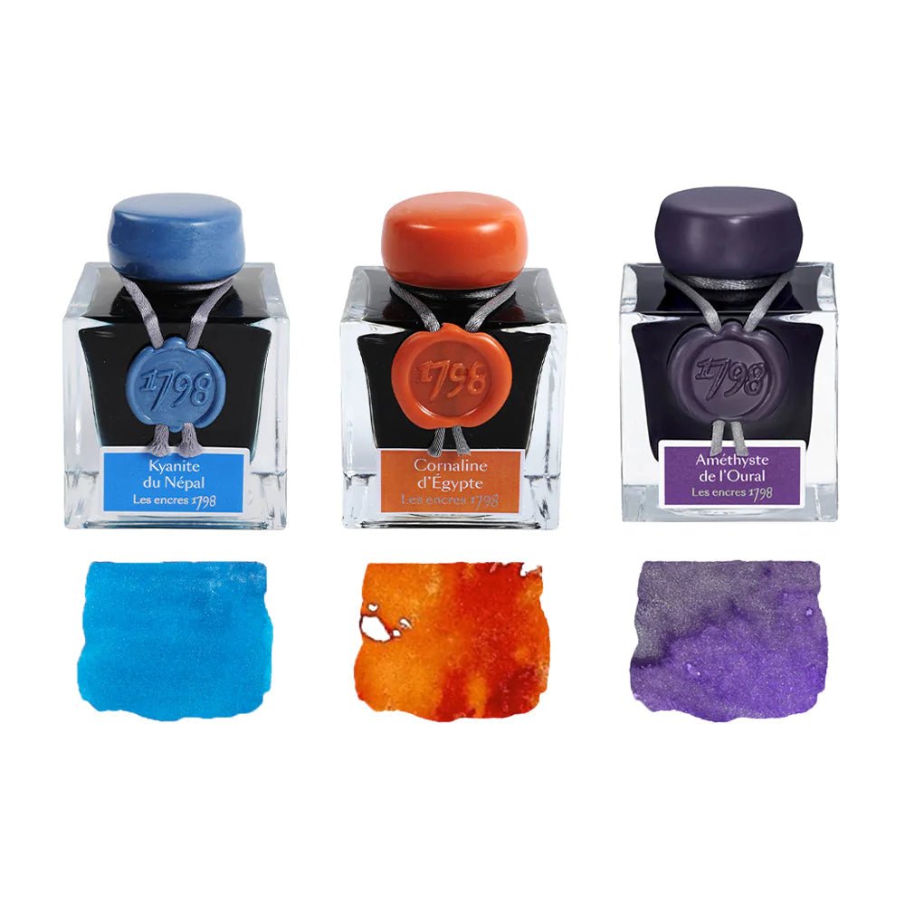Flacon d'encre JACQUES HERBIN - Les Encres 1798 - Kyanite du Népal - 50 ml - 3188555155134