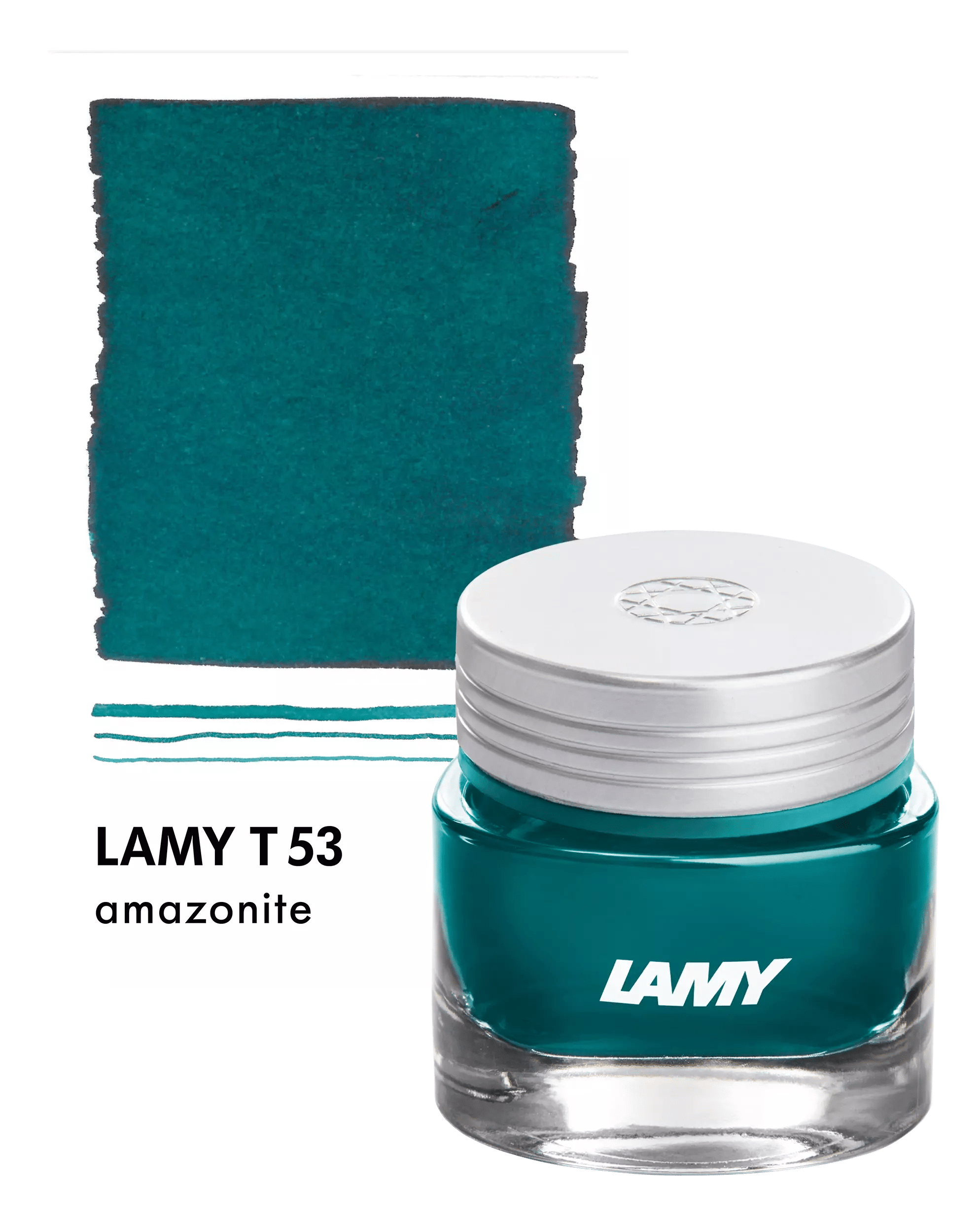 Flacon d'encre LAMY T53 Crystal Ink - Amazonite (30ml) - 4014519706816