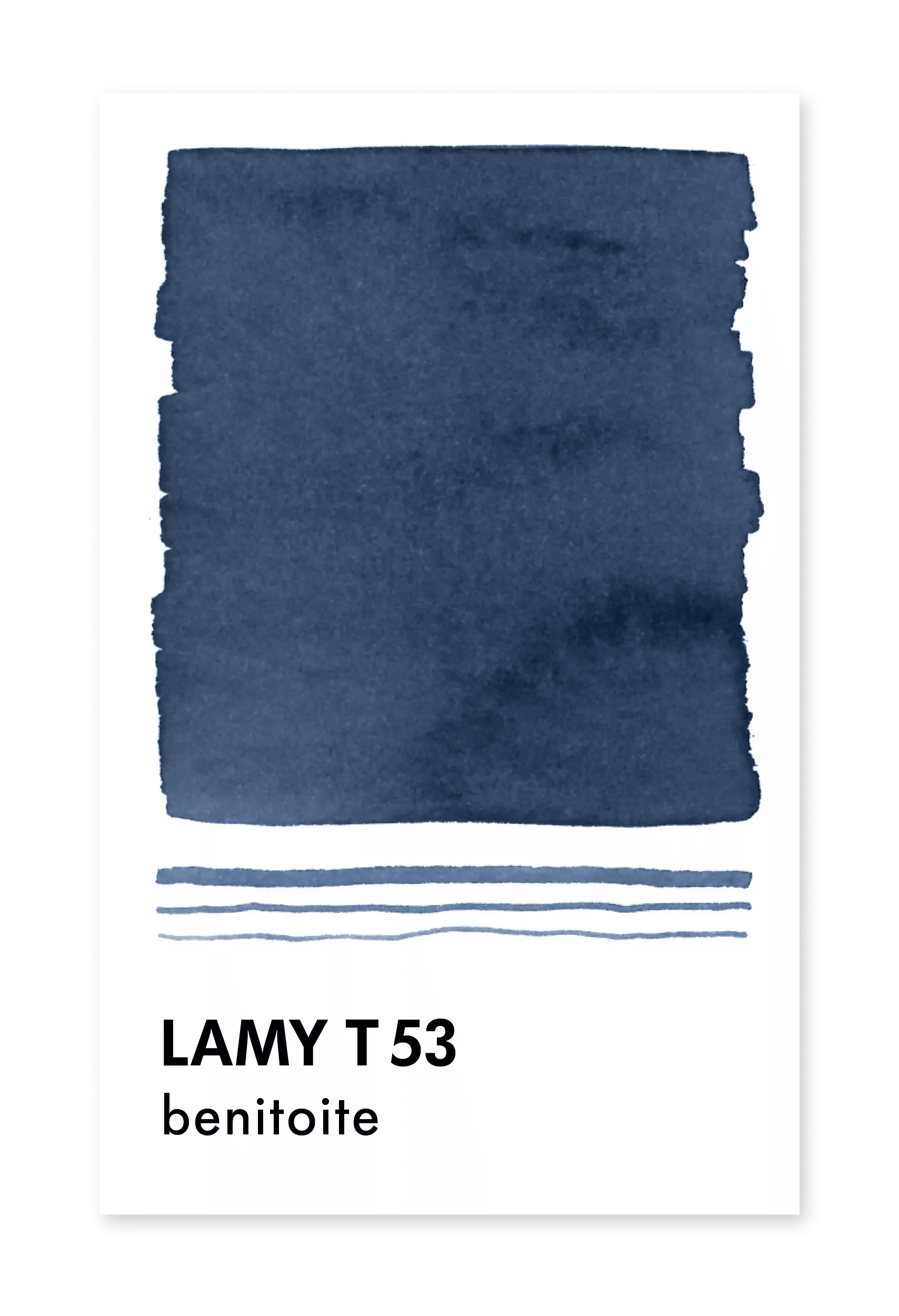 Flacon d'encre LAMY T53 Crystal Ink - Benitoite (30ml) - 4014519706748