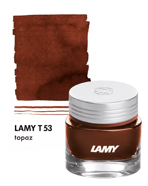 Flacon d'encre LAMY T53 Crystal Ink - Topaz (30ml) - 4014519706762