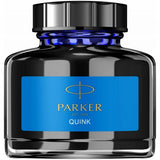 Flacon d'encre PARKER Quink - Bleu effaçable (50ml)