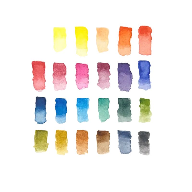 Kit d'aquarelle de voyage PAPIER TIGRE - Bleu Marine - 3700876815469