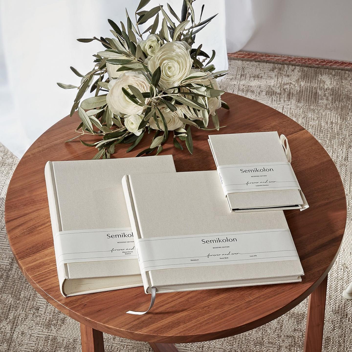 Livre d'Or SEMIKOLON Wedding Edition - 25 x 23 cm - Uni - Chamois - 4004117625220