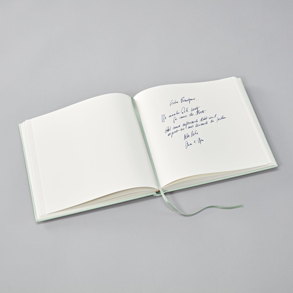 Livre d'Or Slim SEMIKOLON - 25 x 23 cm - Hardcover - Uni - Moss - 4004117653759