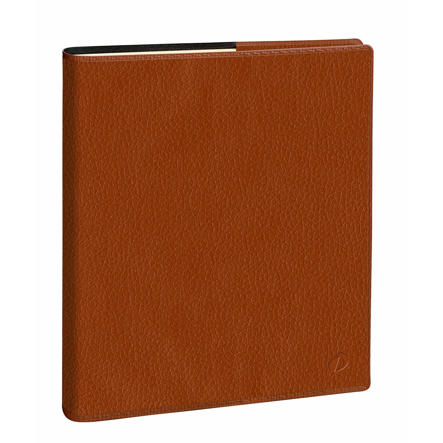 Agenda 2027 QUO VADIS Exécutif Prestige - 16 x 16 cm - 1 semaine sur 2 pages - Orientation verticale - Marlow camel
