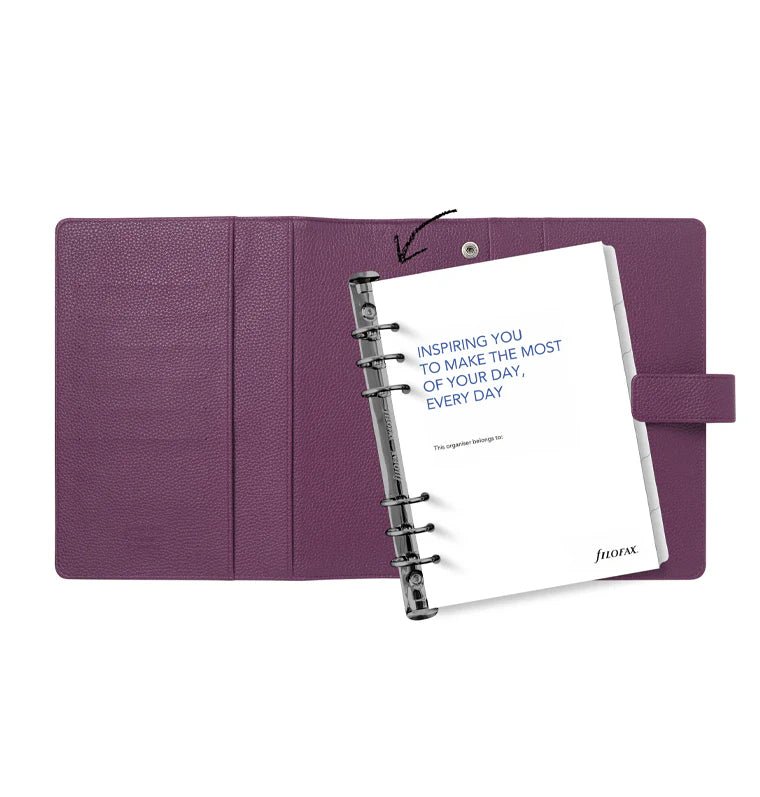 Organiseur FILOFAX Camden - A5 - Plum - 5059145642298
