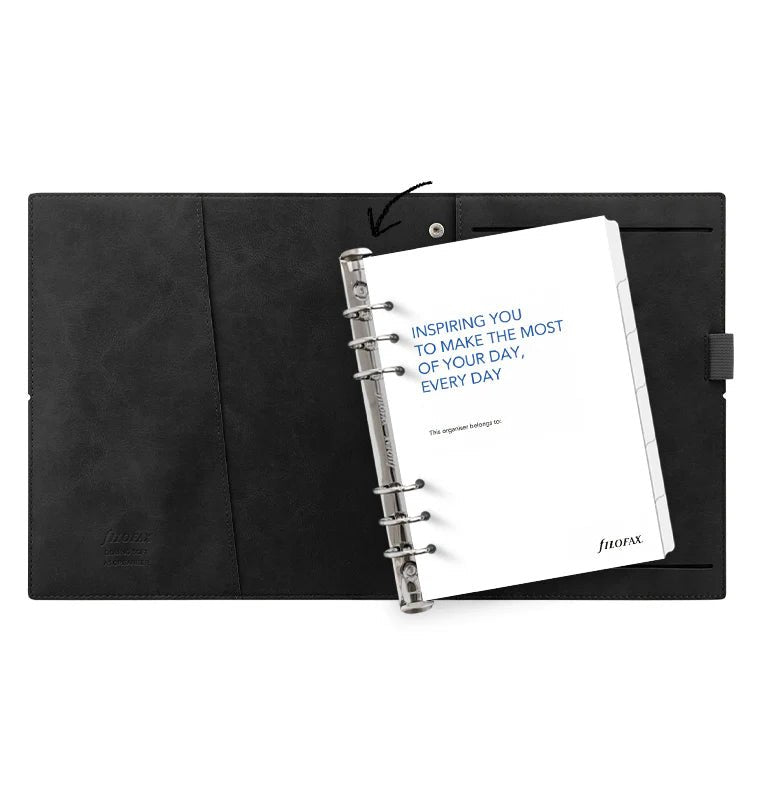 Organiseur FILOFAX Domino Soft - A5 - Black - 5059145642410