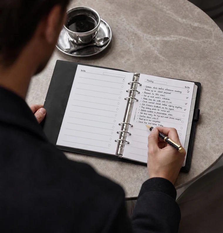 Organiseur FILOFAX Domino Soft - A5 - Black - 5059145642410