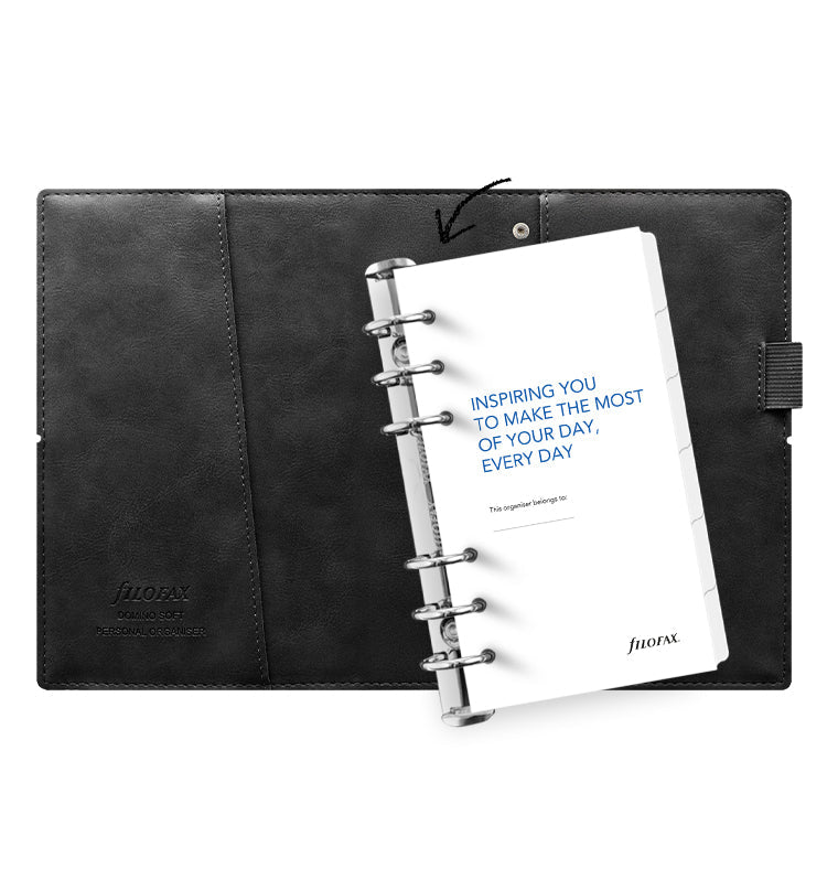 Organiseur FILOFAX Domino Soft - Personal - Black - 5059145642441