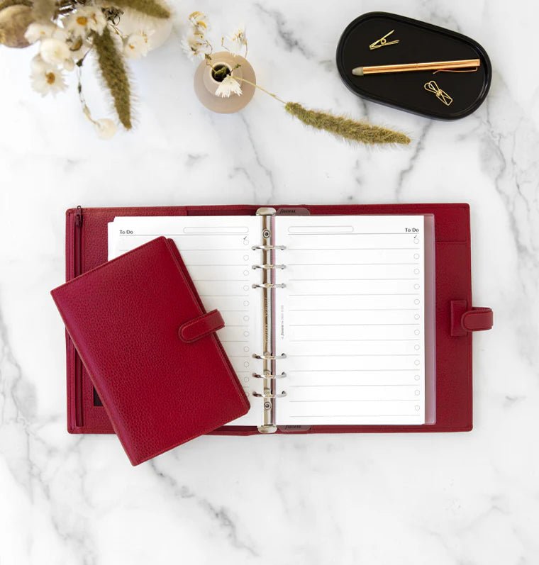 Organiseur FILOFAX Finsbury - Personal - Scarlet - 