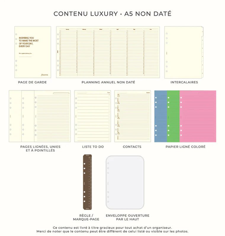 Organiseur FILOFAX Malden - A5 - Pink - 5059145481415