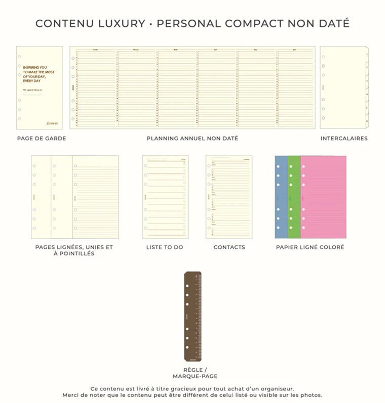 Organiseur FILOFAX Malden Zip - Personal Compact - Ochre - 5059145531400