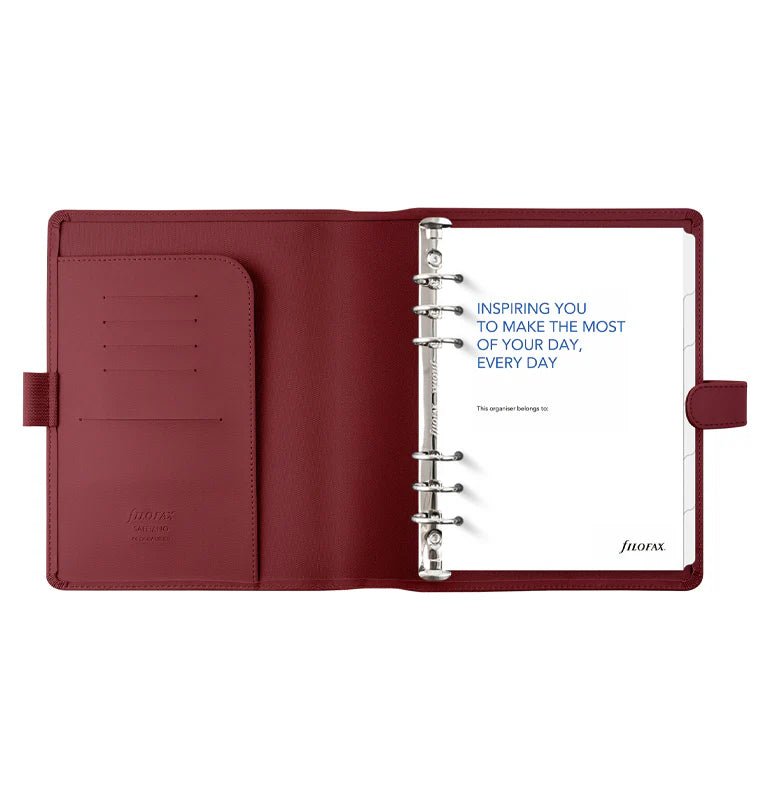 Organiseur FILOFAX Saffiano - A5 - Dark Cherry - 5059145642359