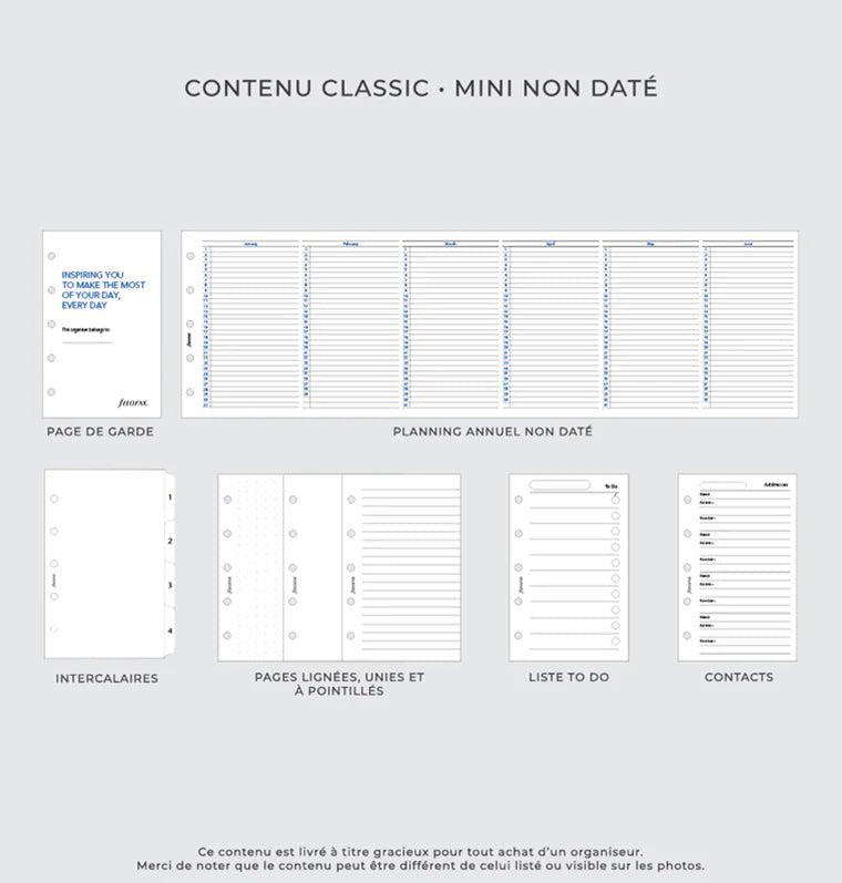 Organiseur FILOFAX Saffiano - Mini - Black - 5059145406784