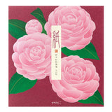 Papier à lettres MIDORI washi - 177 x 168 mm - Camelia Otome