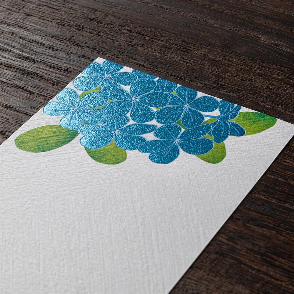 Papier à lettres MIDORI washi - 177 x 84 mm - Plumbago - 4902805896061