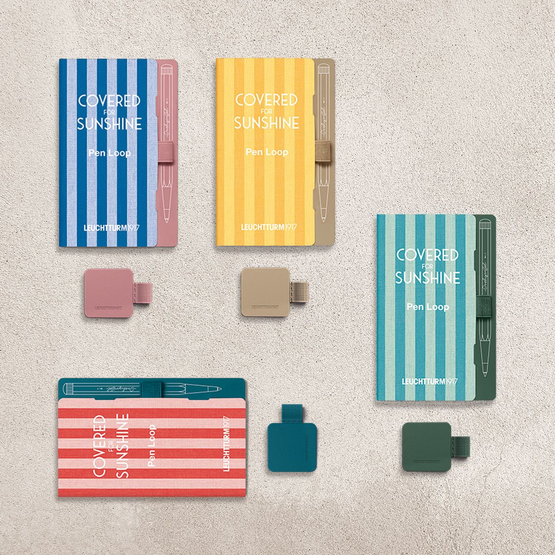 Passant autocollant LEUCHTTURM1917 Pen Loop Covered for Sunshine - Beach Rose - 4070292006918