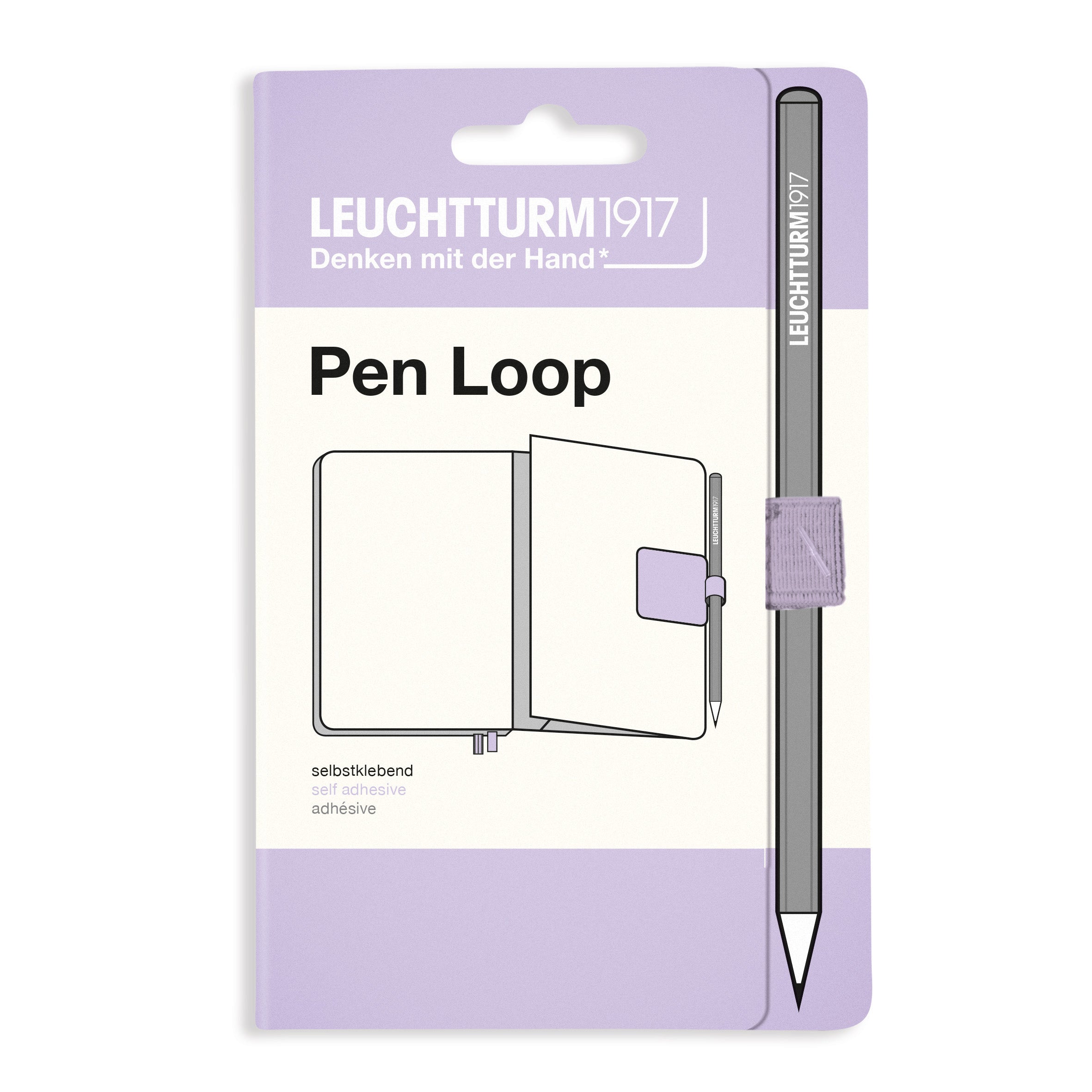 Passant autocollant LEUCHTTURM1917 Pen Loop - Lilac - 