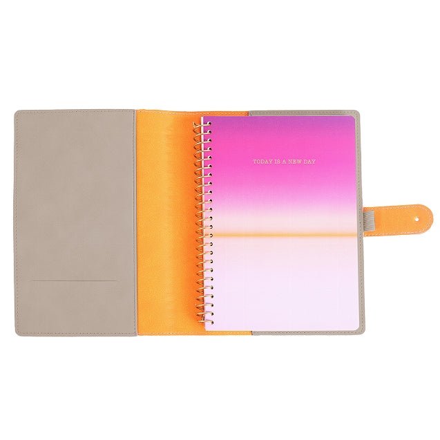 Planner en cuir végétal ARTEBENE Majoie - A5 - Pointillé - Beige - 144p - 4035461333332