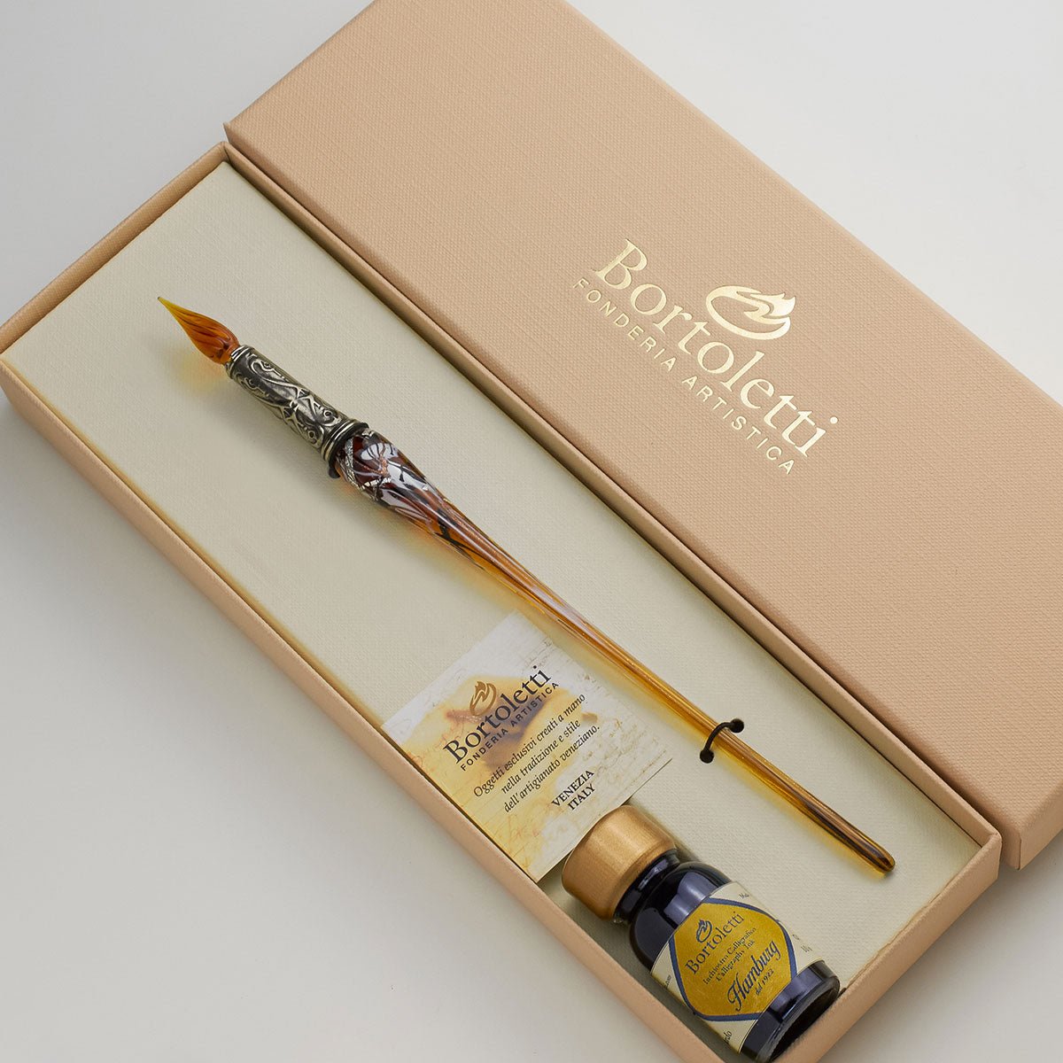 Plume de verre BORTOLETTI Contarini - Ambre - 