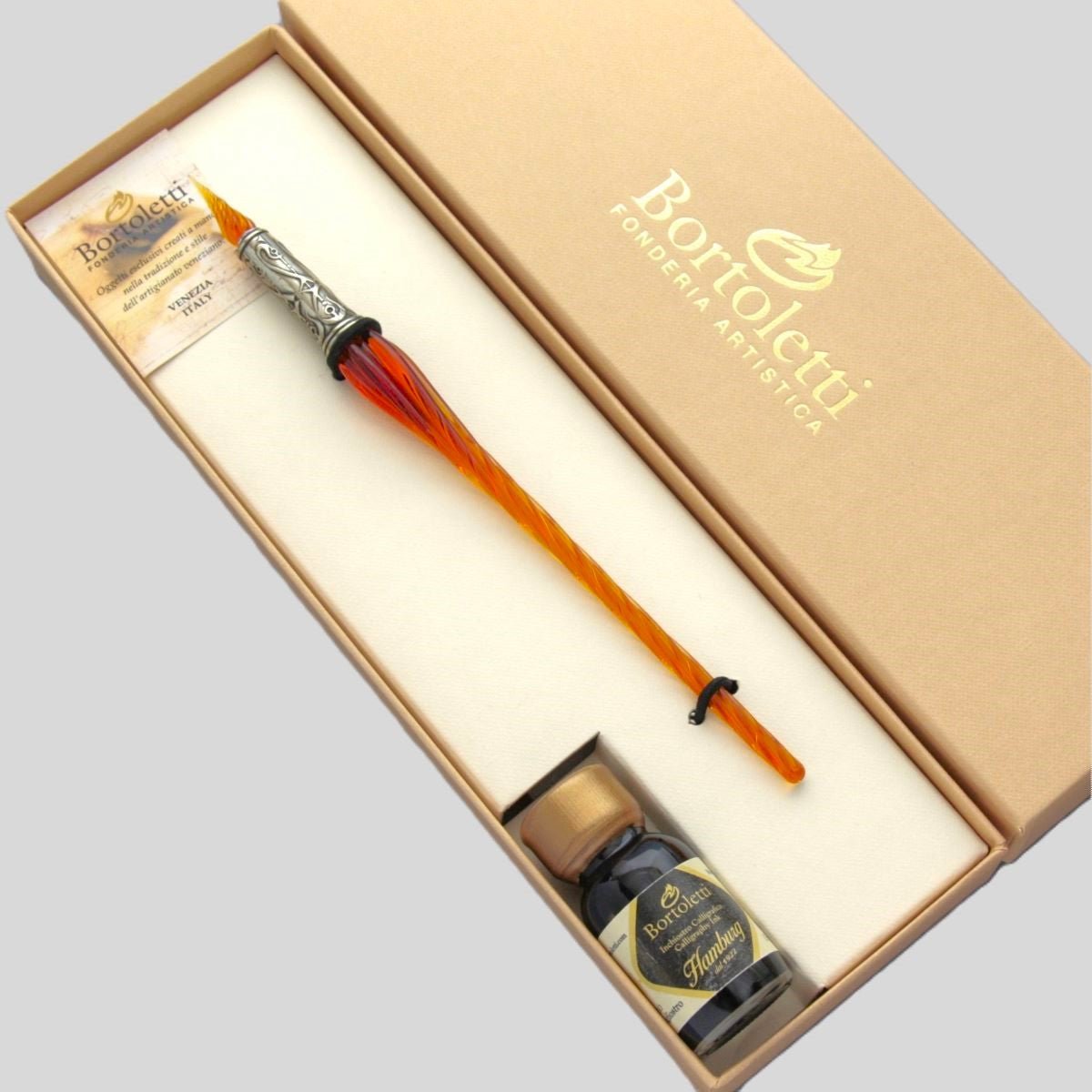 Plume de verre BORTOLETTI Orseolo - Ambre - 