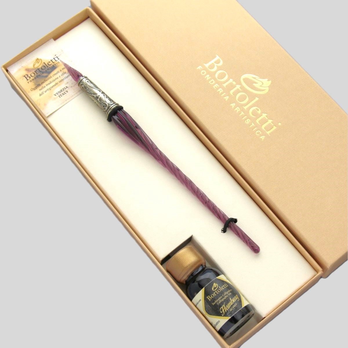 Plume de verre BORTOLETTI Orseolo - Améthyste - 
