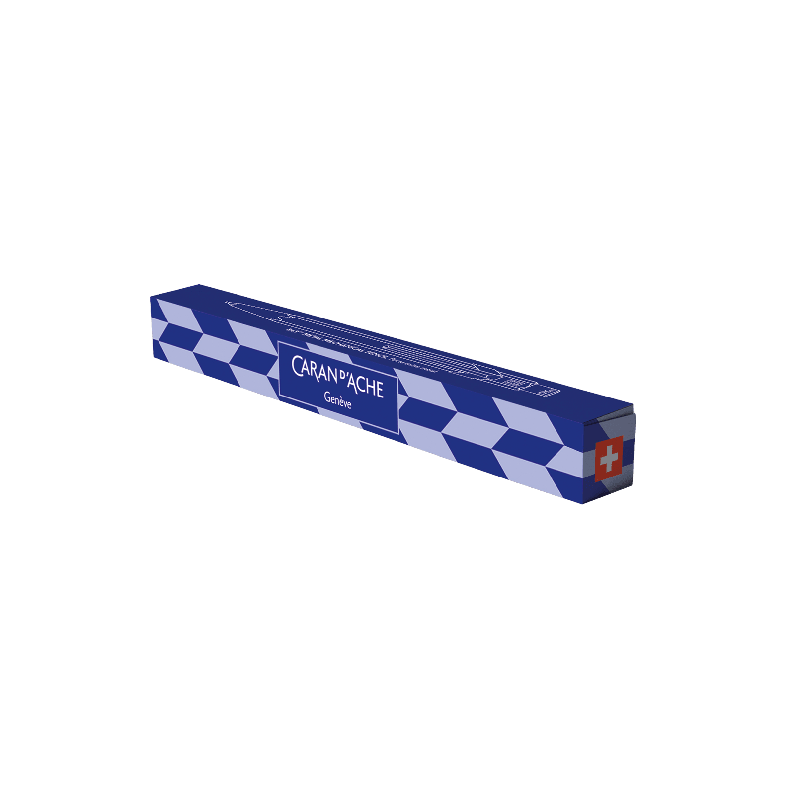 Porte - mine CARAN D'ACHE 849 Mosaic Édition Spéciale - Bleu Roi - 7630002364621