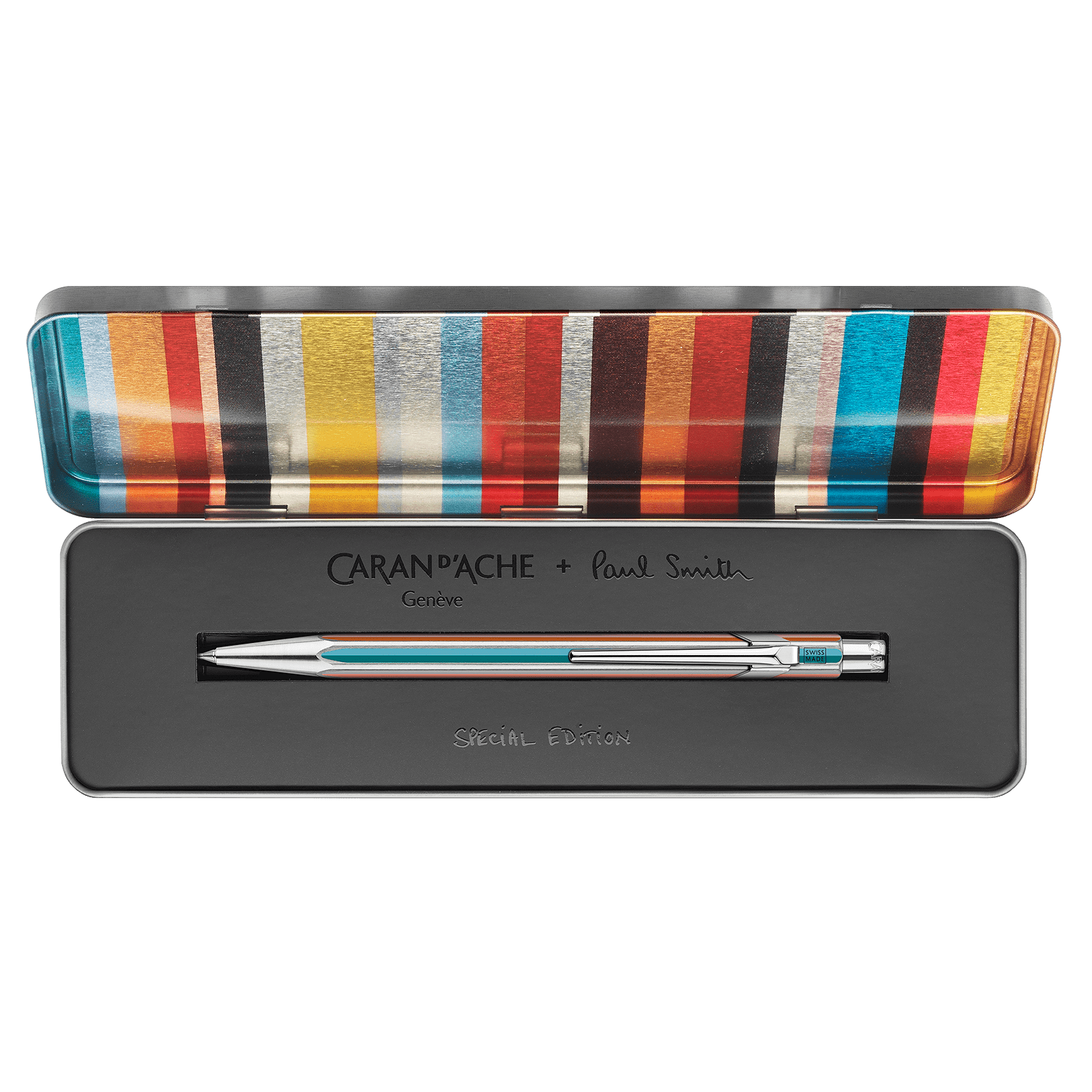 Porte - mine CARAN D'ACHE 849 Paul Smith Édition 5 - Gris Argenté - 7630002364409
