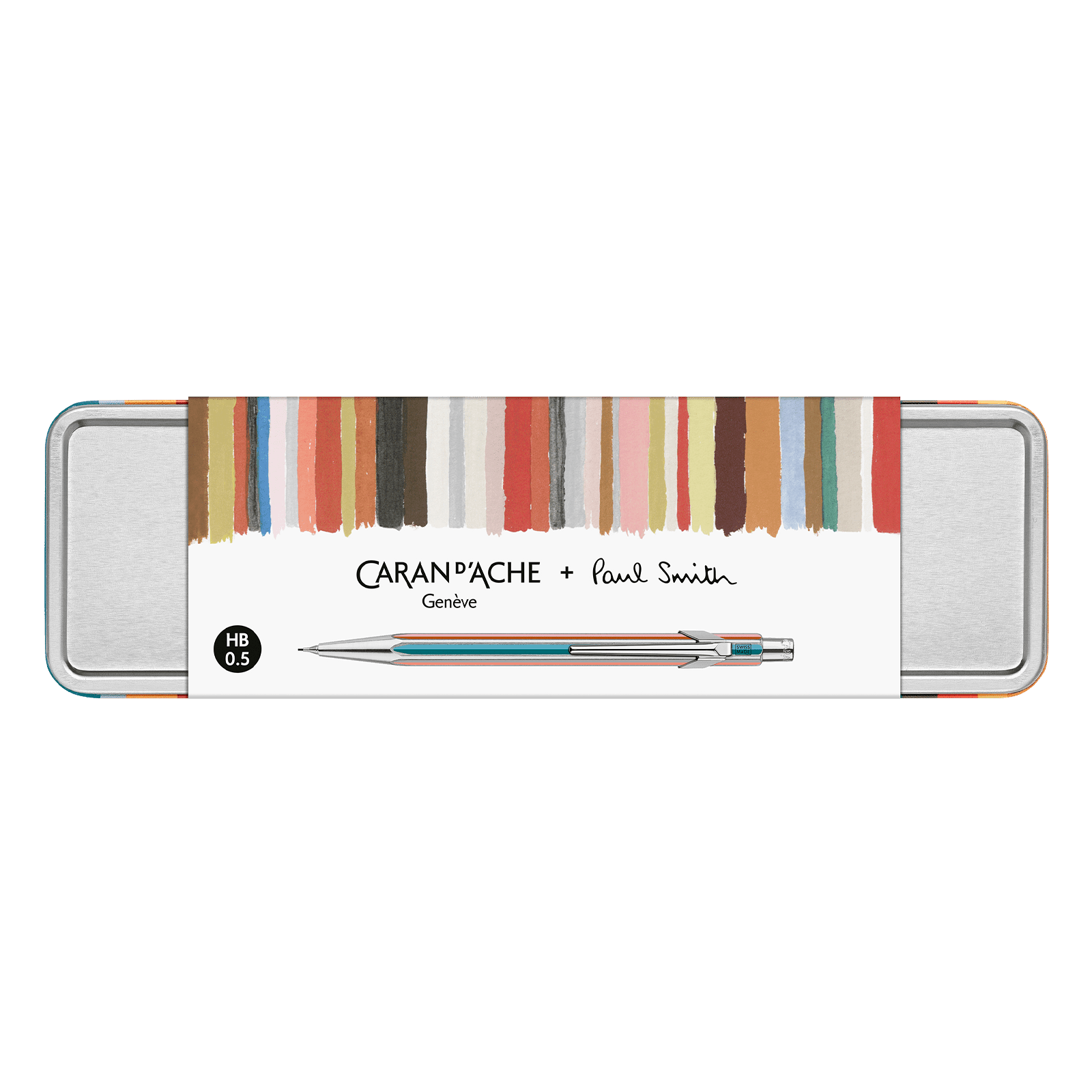 Porte - mine CARAN D'ACHE 849 Paul Smith Édition 5 - Gris Argenté - 7630002364409