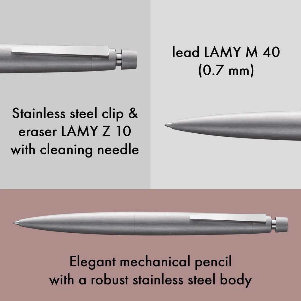 Porte - mine LAMY 2000 - Silver - 0.7 - 4014519245704