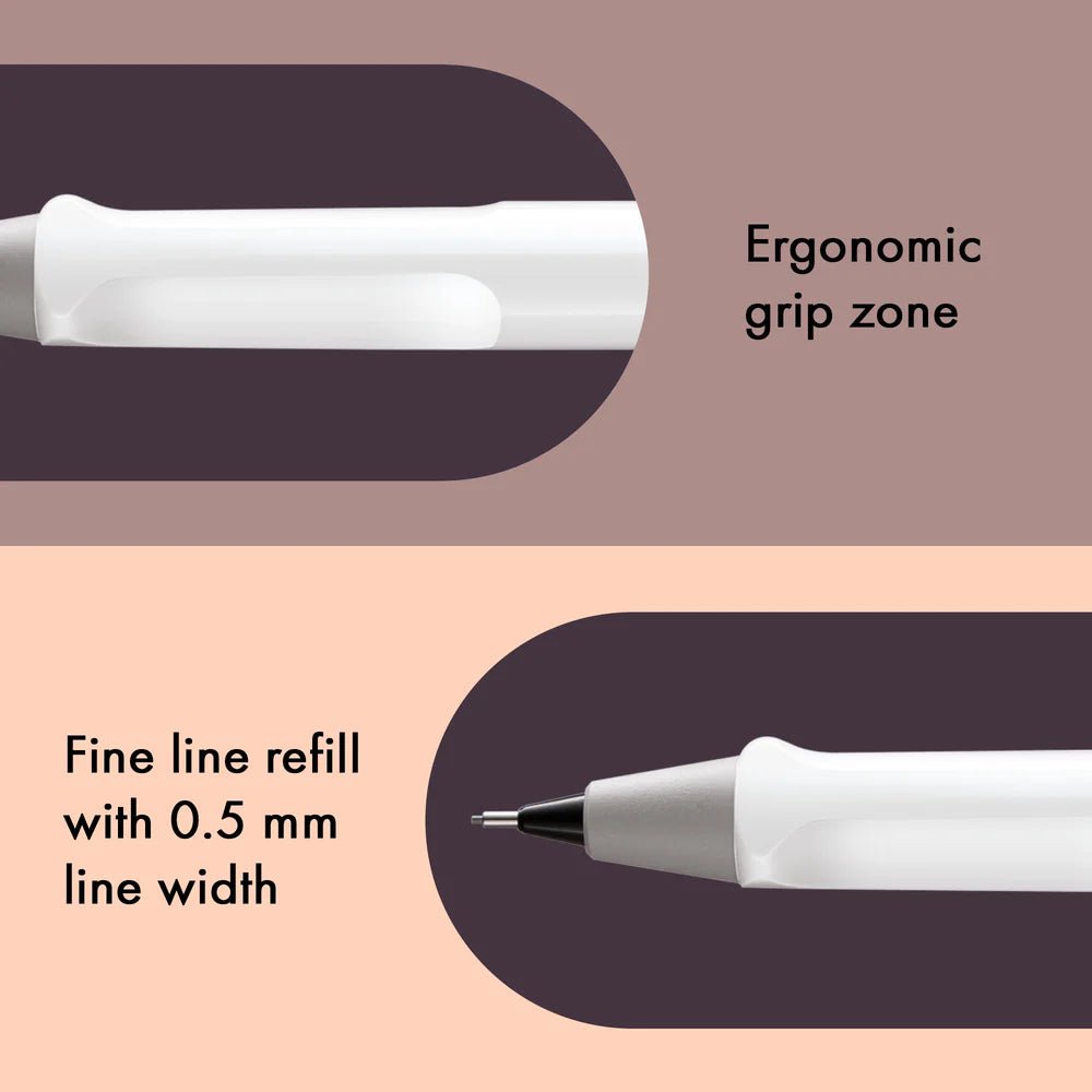 Porte - mine LAMY safari - White - 0.5 - 4014519218562