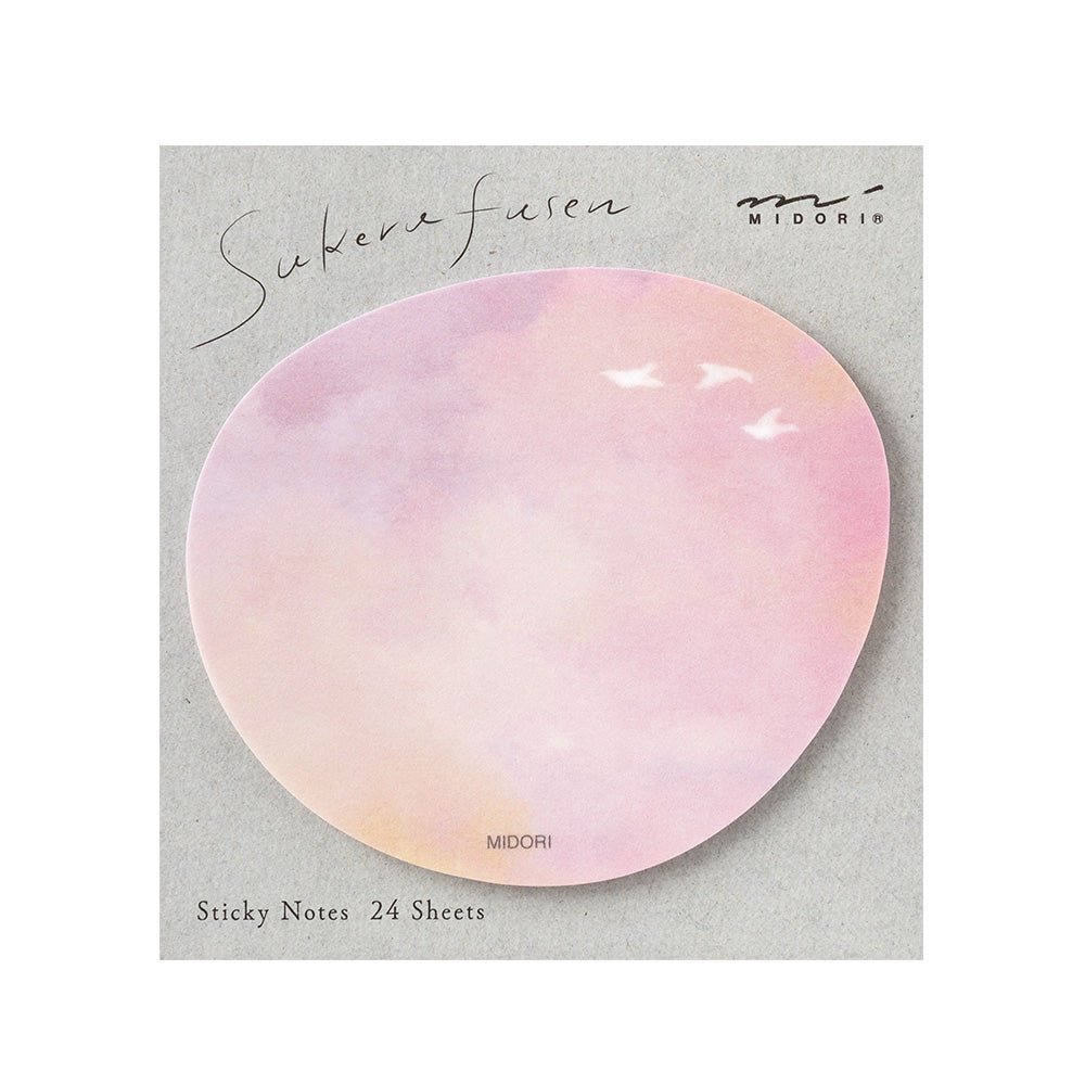 Post - it MIDORI Sukeru Fusen - Coucher de soleil - 4902805191012