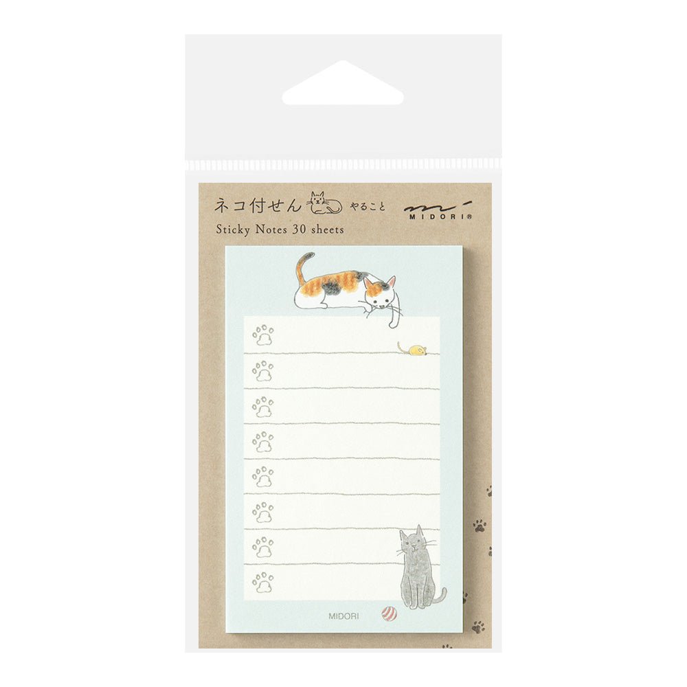 Post - it MIDORI To - Do List - Chat bleu - 4902805190930
