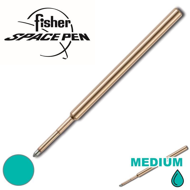 Recharge stylo bille FISHER SPACE PEN - Medium (M) - Turquoise - 