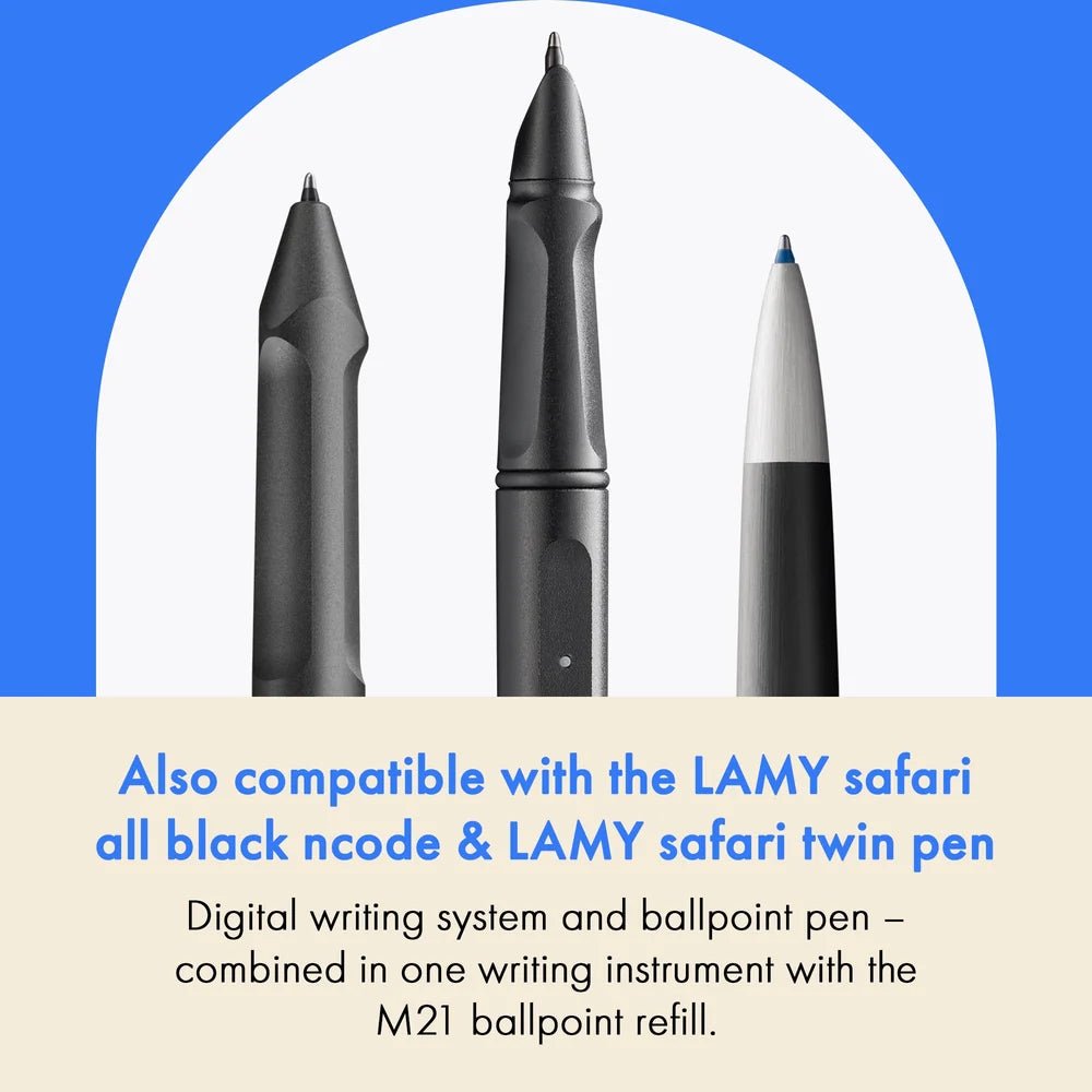 Recharge stylo bille LAMY M21 - Medium (M) - Vert - 4014519010456