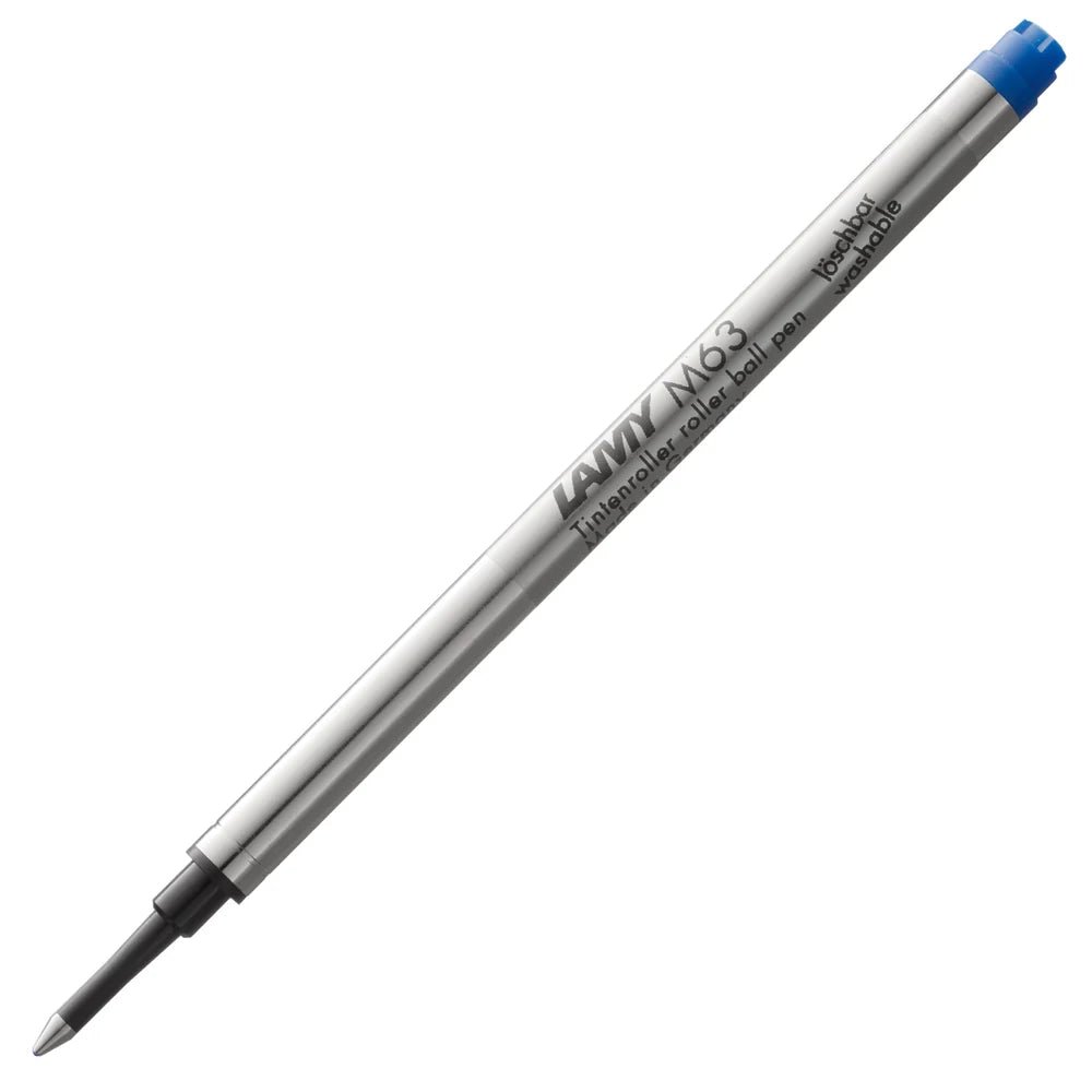Recharge stylo roller LAMY M63 - Medium (M) - Bleu effaçable - 4014519185604
