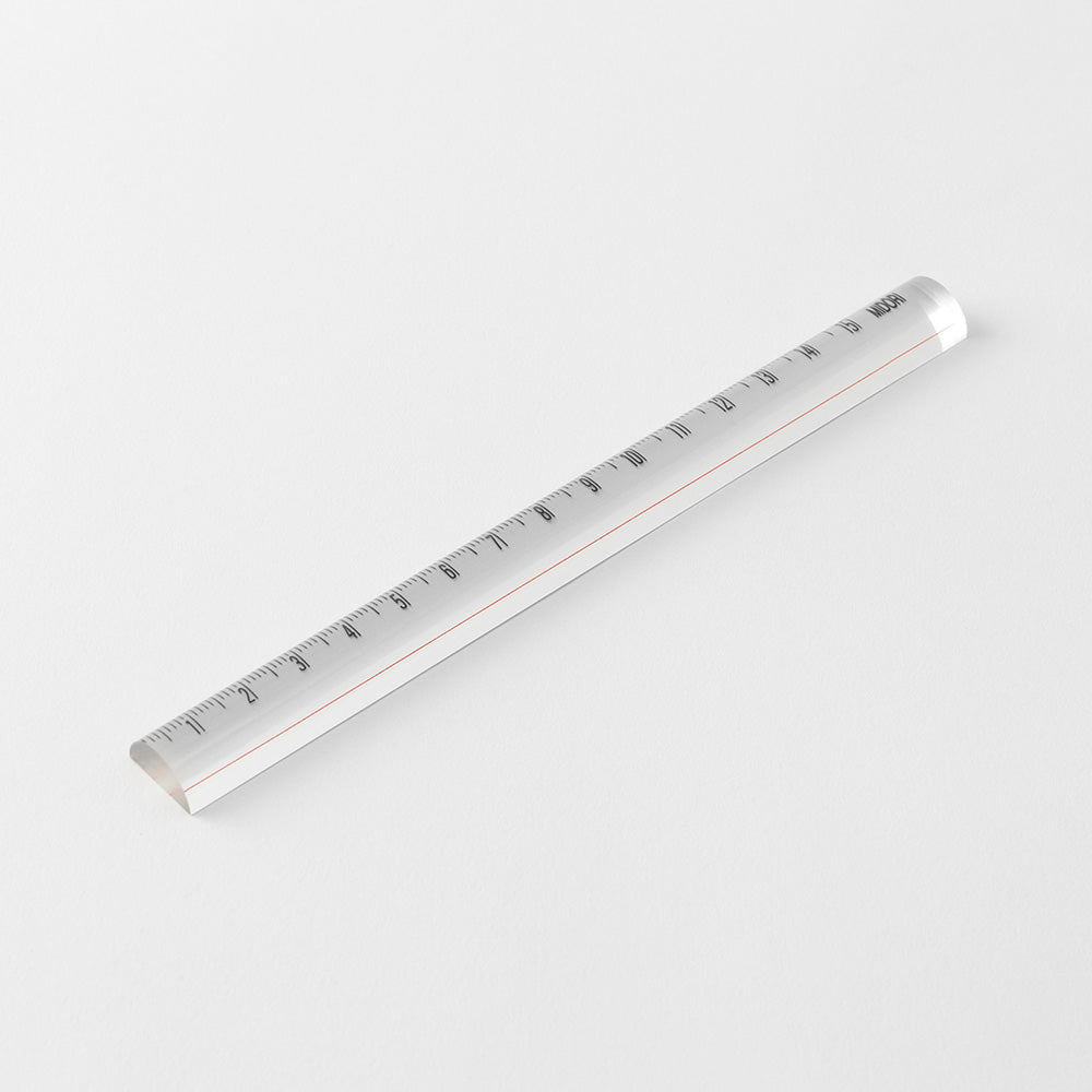 Règle loupe MIDORI - 15 cm - Transparent - 