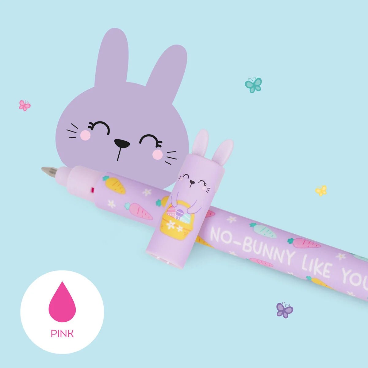Set de 2 stylos LEGAMI à encre gel effaçable - Hoppy Easter - 