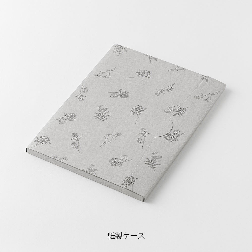 Set de correspondance MIDORI washi Hanairo - Jaune - 4902805869300